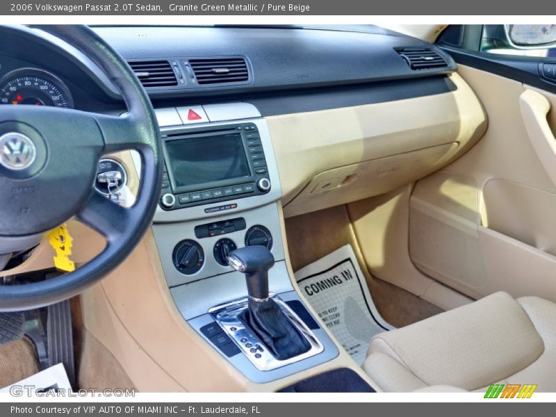 Granite Green Metallic / Pure Beige 2006 Volkswagen Passat 2.0T Sedan