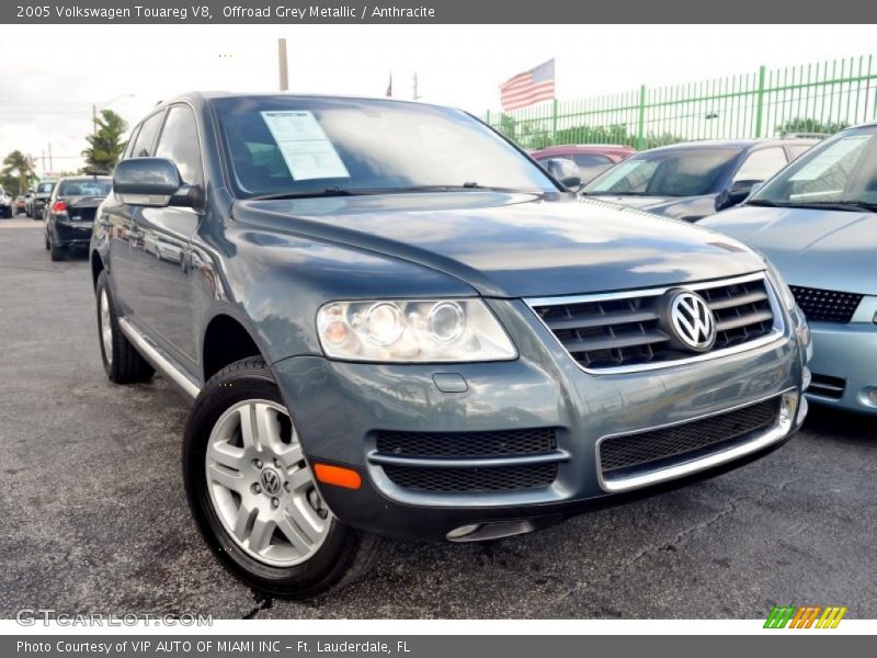 Offroad Grey Metallic / Anthracite 2005 Volkswagen Touareg V8