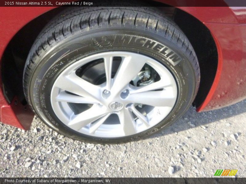 Cayenne Red / Beige 2015 Nissan Altima 2.5 SL