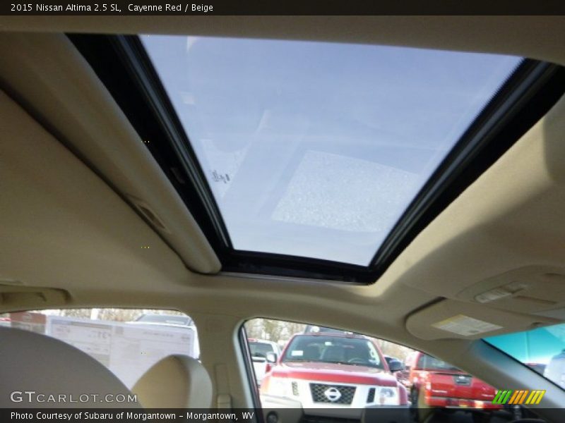 Cayenne Red / Beige 2015 Nissan Altima 2.5 SL