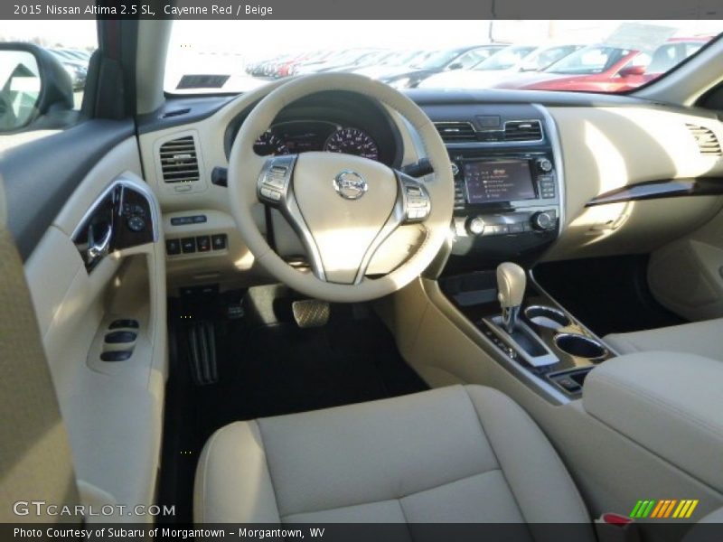 Cayenne Red / Beige 2015 Nissan Altima 2.5 SL