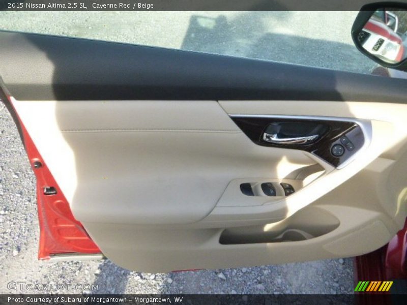 Cayenne Red / Beige 2015 Nissan Altima 2.5 SL