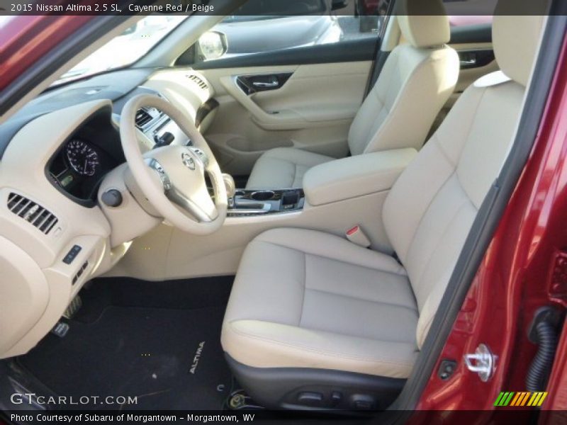 Cayenne Red / Beige 2015 Nissan Altima 2.5 SL