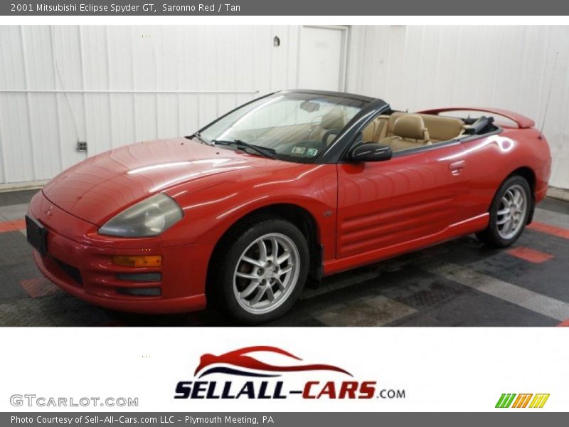 Saronno Red / Tan 2001 Mitsubishi Eclipse Spyder GT