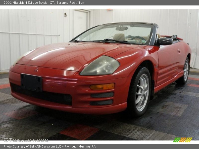 Saronno Red / Tan 2001 Mitsubishi Eclipse Spyder GT