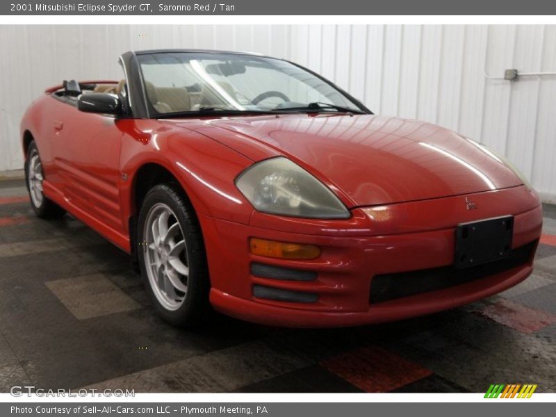 Saronno Red / Tan 2001 Mitsubishi Eclipse Spyder GT