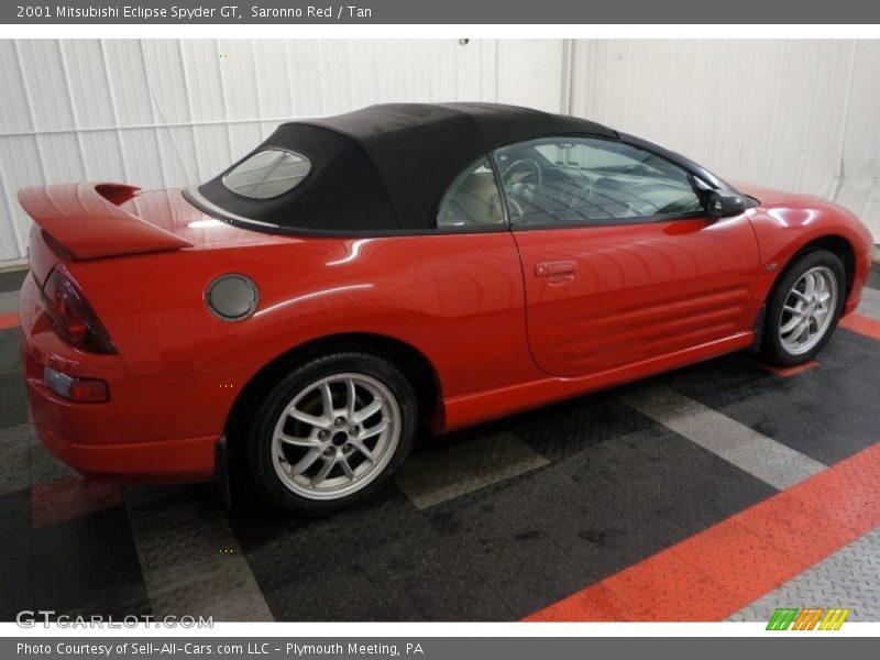 Saronno Red / Tan 2001 Mitsubishi Eclipse Spyder GT
