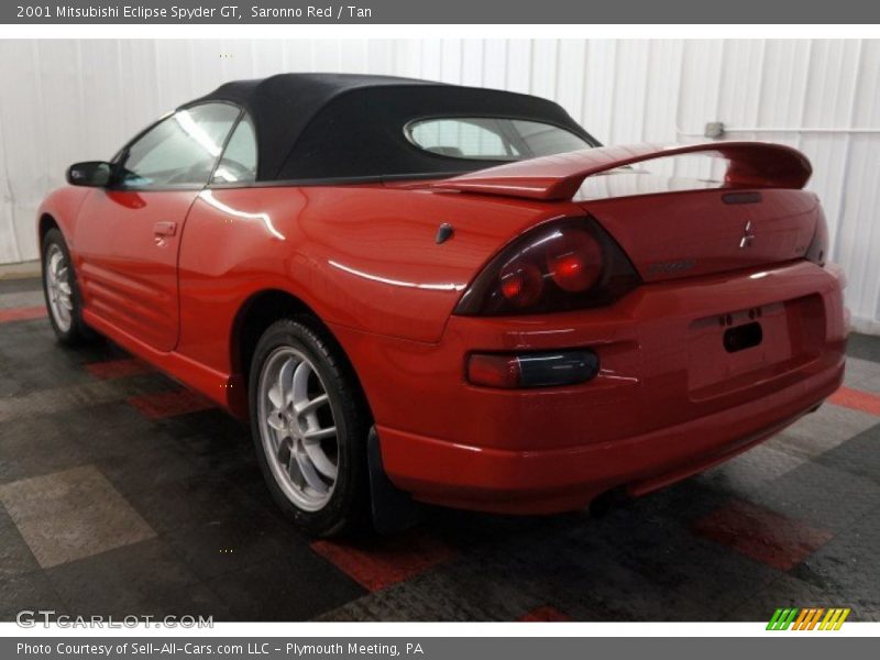 Saronno Red / Tan 2001 Mitsubishi Eclipse Spyder GT