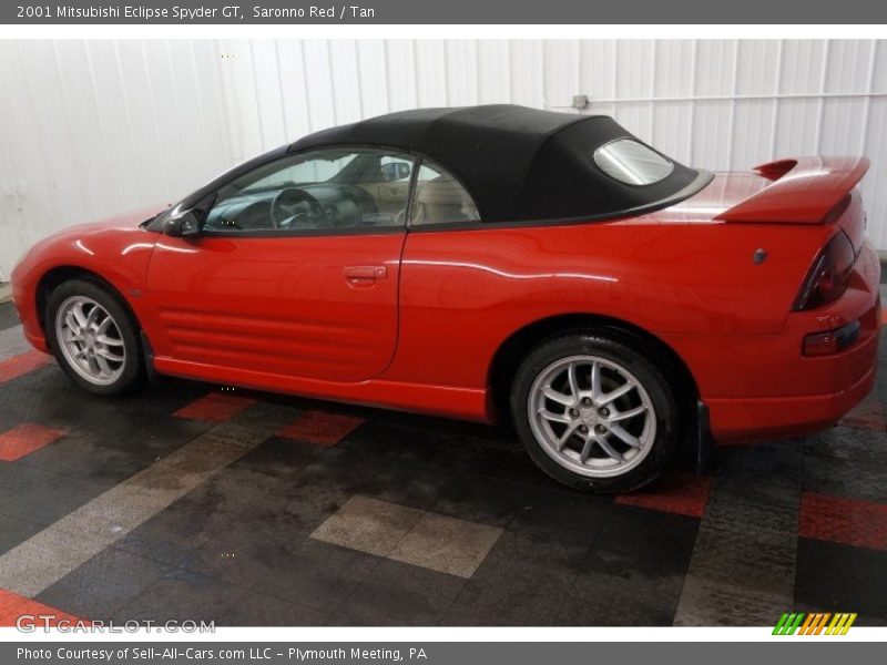 Saronno Red / Tan 2001 Mitsubishi Eclipse Spyder GT