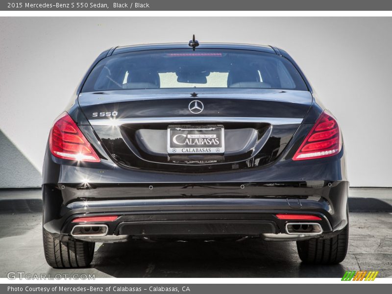 Black / Black 2015 Mercedes-Benz S 550 Sedan