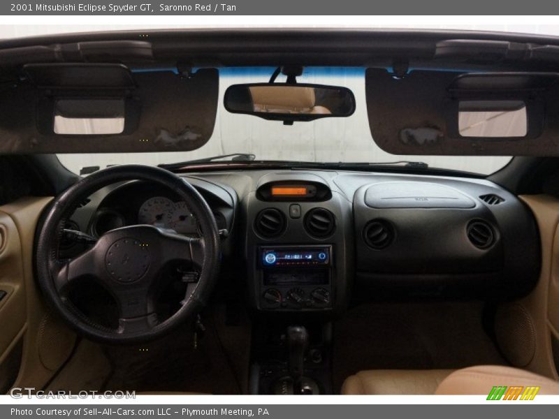 Saronno Red / Tan 2001 Mitsubishi Eclipse Spyder GT