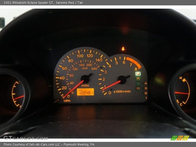 2001 Eclipse Spyder GT Spyder GT Gauges