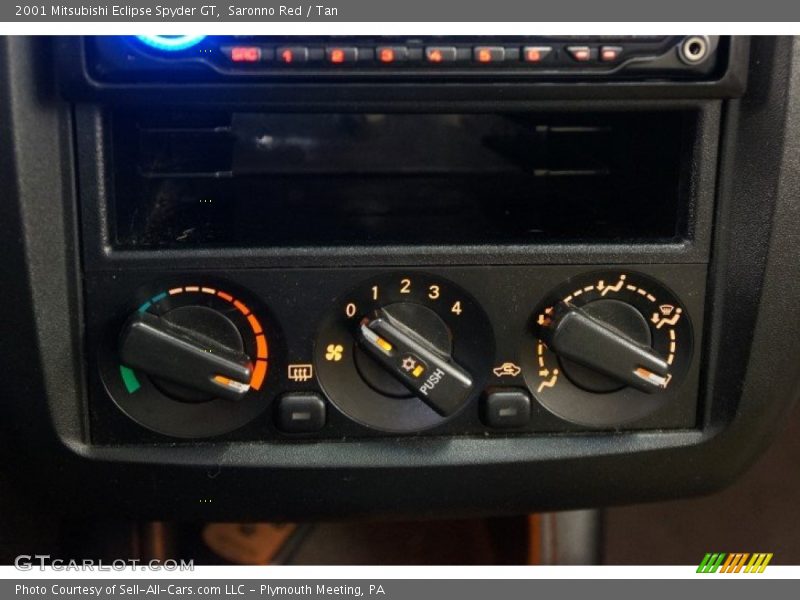 Controls of 2001 Eclipse Spyder GT