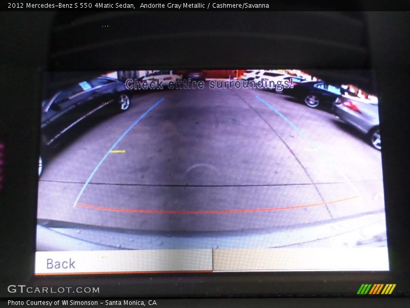 Andorite Gray Metallic / Cashmere/Savanna 2012 Mercedes-Benz S 550 4Matic Sedan