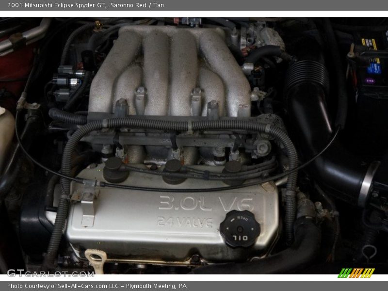  2001 Eclipse Spyder GT Engine - 3.0 liter SOHC 24-Valve V6