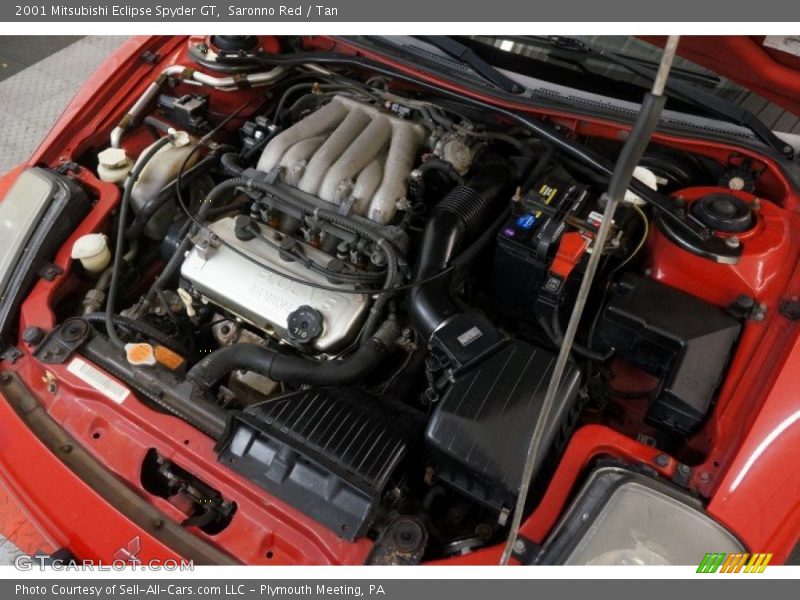 Saronno Red / Tan 2001 Mitsubishi Eclipse Spyder GT