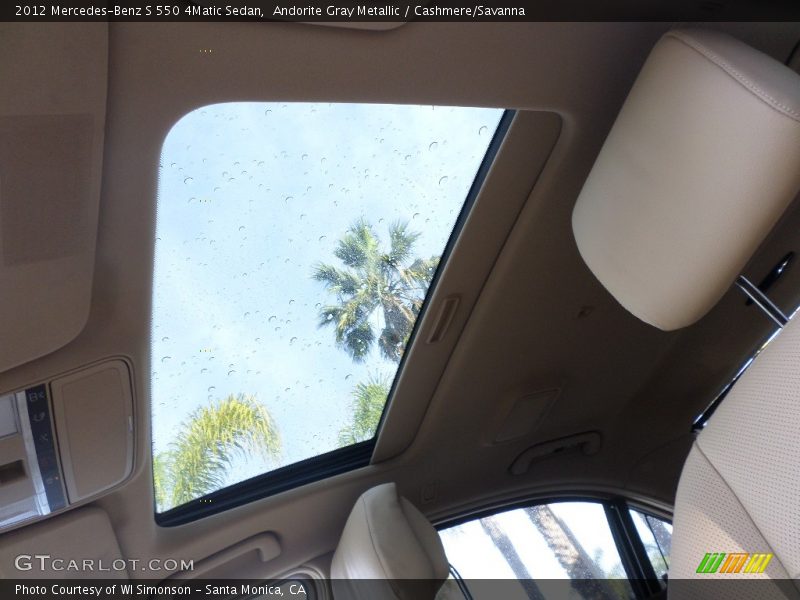 Andorite Gray Metallic / Cashmere/Savanna 2012 Mercedes-Benz S 550 4Matic Sedan