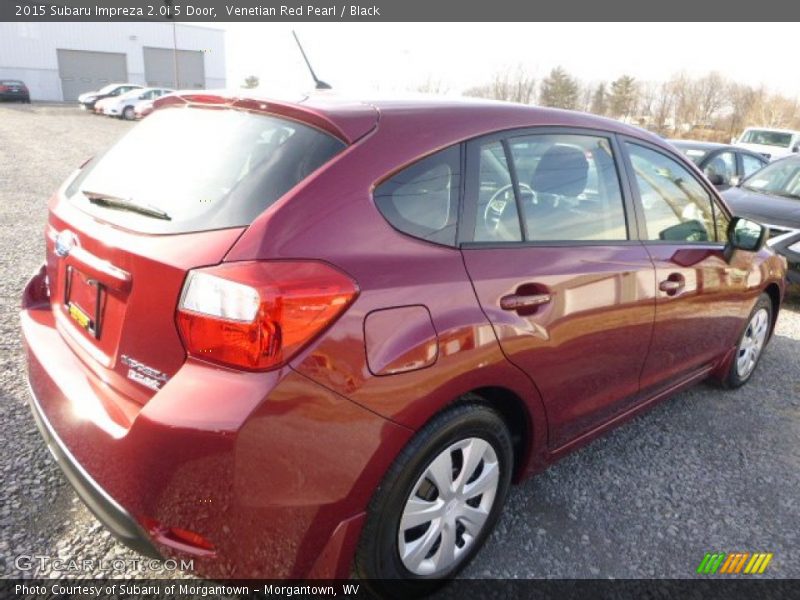 Venetian Red Pearl / Black 2015 Subaru Impreza 2.0i 5 Door