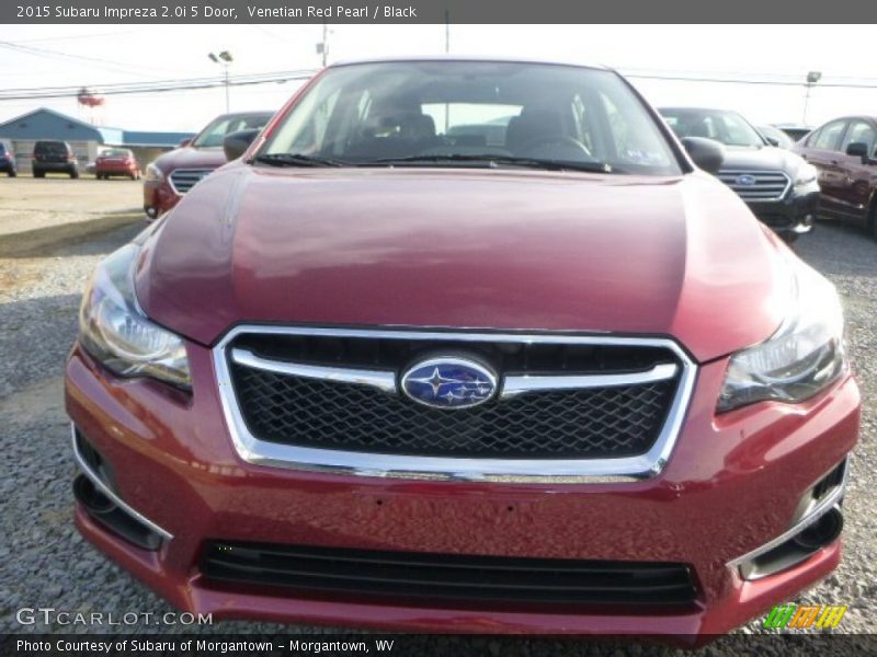Venetian Red Pearl / Black 2015 Subaru Impreza 2.0i 5 Door