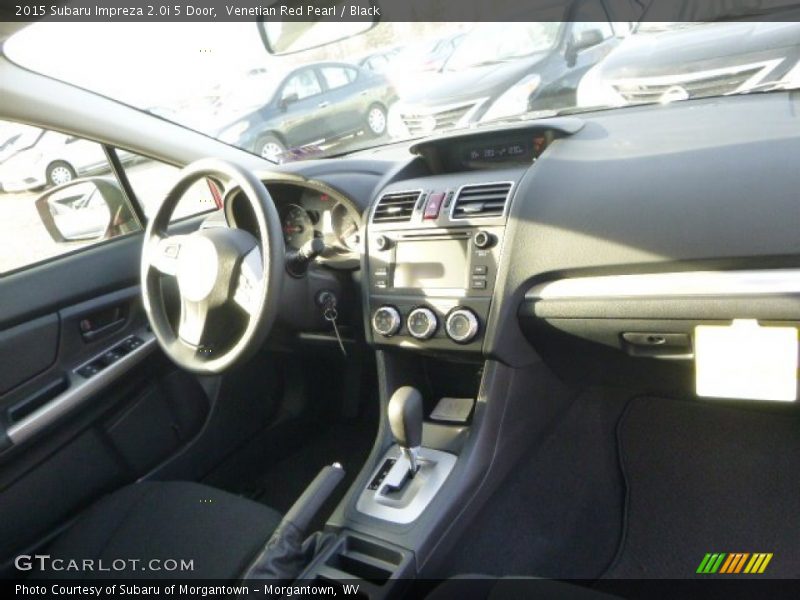 Venetian Red Pearl / Black 2015 Subaru Impreza 2.0i 5 Door