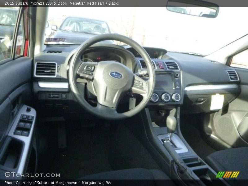 Venetian Red Pearl / Black 2015 Subaru Impreza 2.0i 5 Door