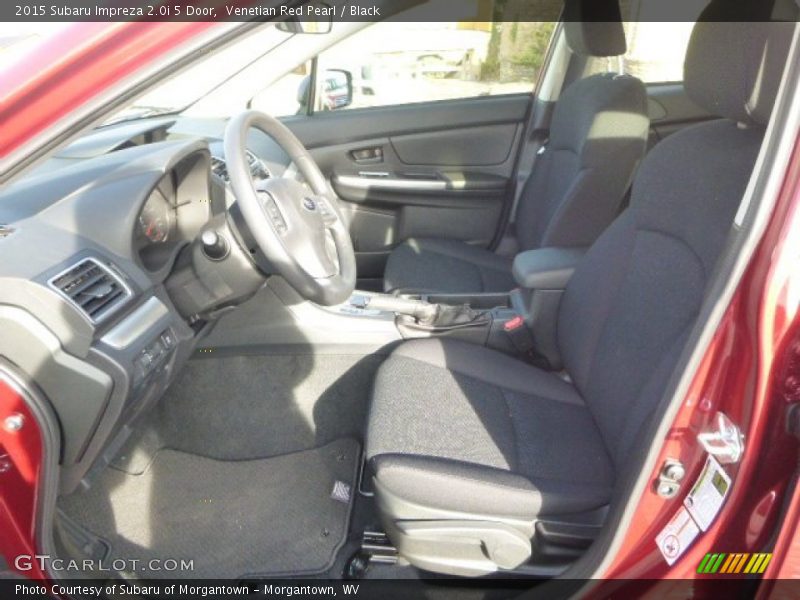 Front Seat of 2015 Impreza 2.0i 5 Door