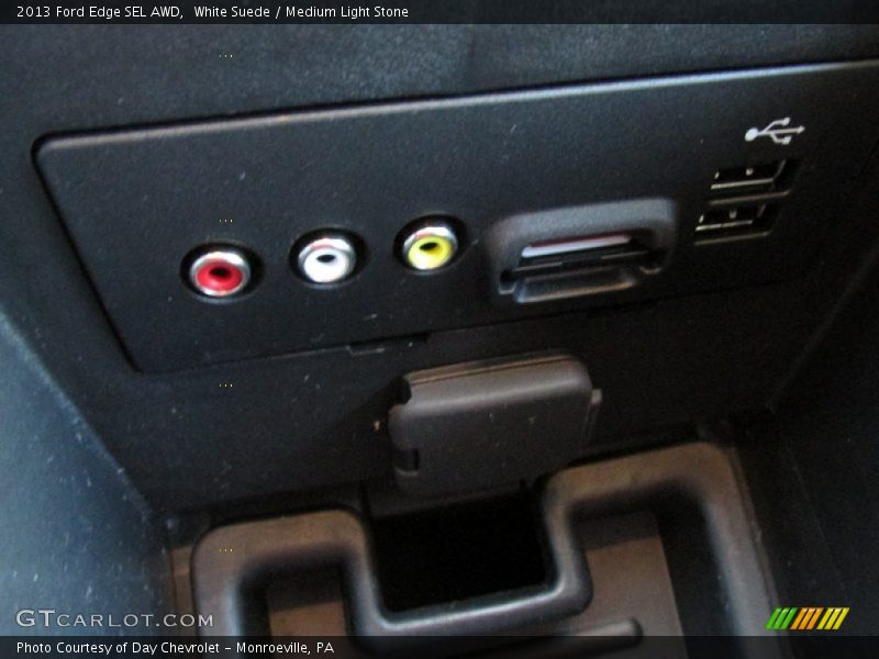 White Suede / Medium Light Stone 2013 Ford Edge SEL AWD