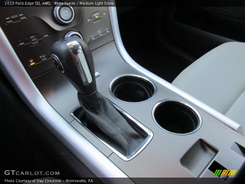 White Suede / Medium Light Stone 2013 Ford Edge SEL AWD