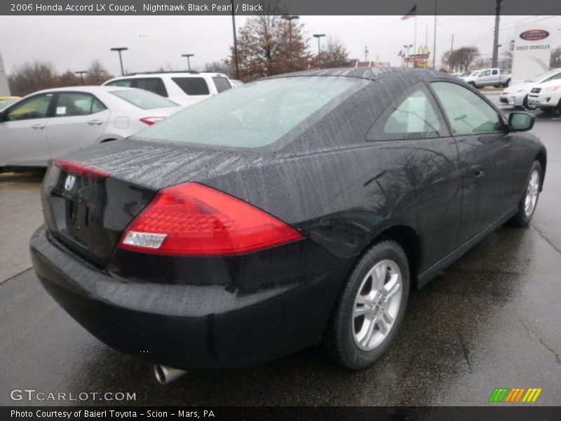 Nighthawk Black Pearl / Black 2006 Honda Accord LX Coupe