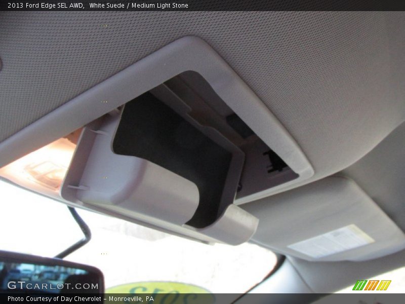 White Suede / Medium Light Stone 2013 Ford Edge SEL AWD