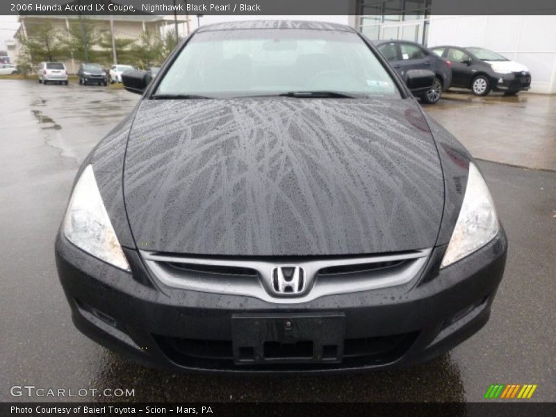 Nighthawk Black Pearl / Black 2006 Honda Accord LX Coupe