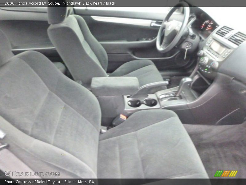 Nighthawk Black Pearl / Black 2006 Honda Accord LX Coupe