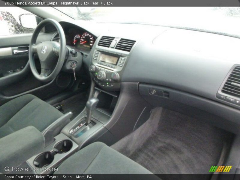 Nighthawk Black Pearl / Black 2006 Honda Accord LX Coupe