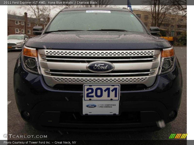 Kona Blue Metallic / Charcoal Black 2011 Ford Explorer XLT 4WD