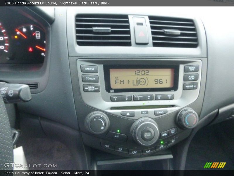 Nighthawk Black Pearl / Black 2006 Honda Accord LX Coupe