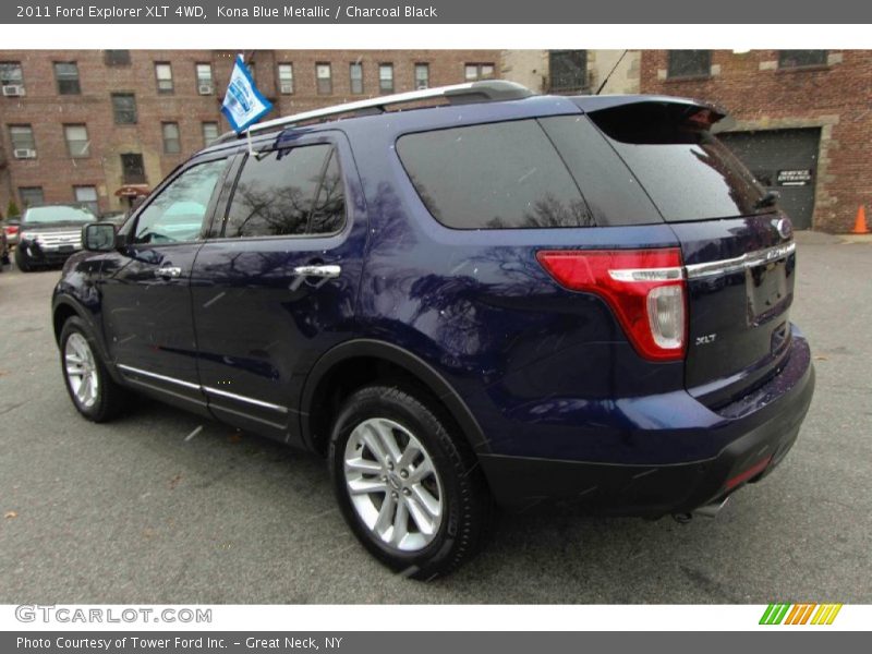 Kona Blue Metallic / Charcoal Black 2011 Ford Explorer XLT 4WD