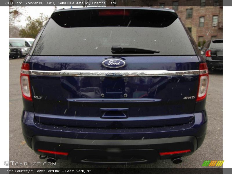 Kona Blue Metallic / Charcoal Black 2011 Ford Explorer XLT 4WD