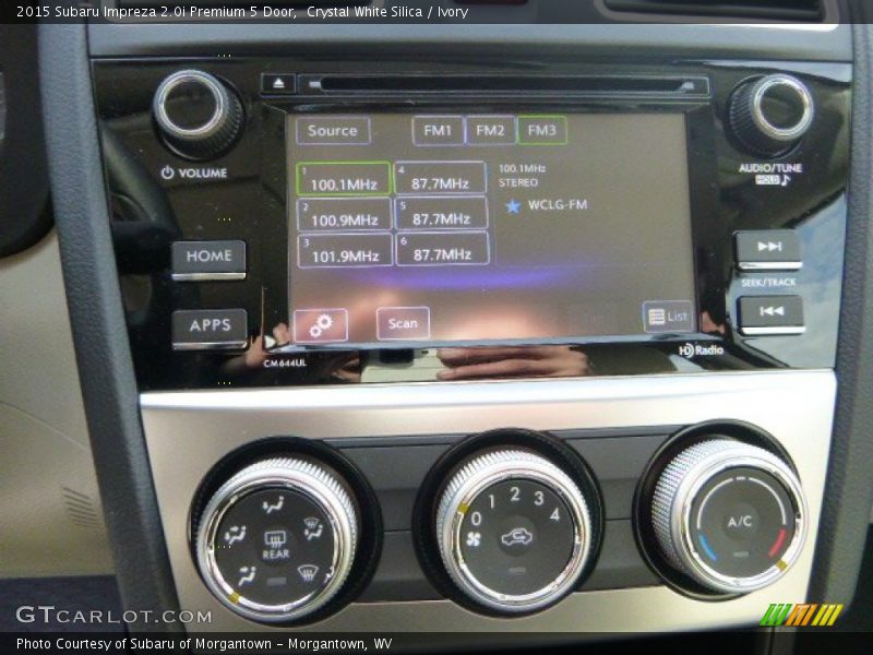 Controls of 2015 Impreza 2.0i Premium 5 Door