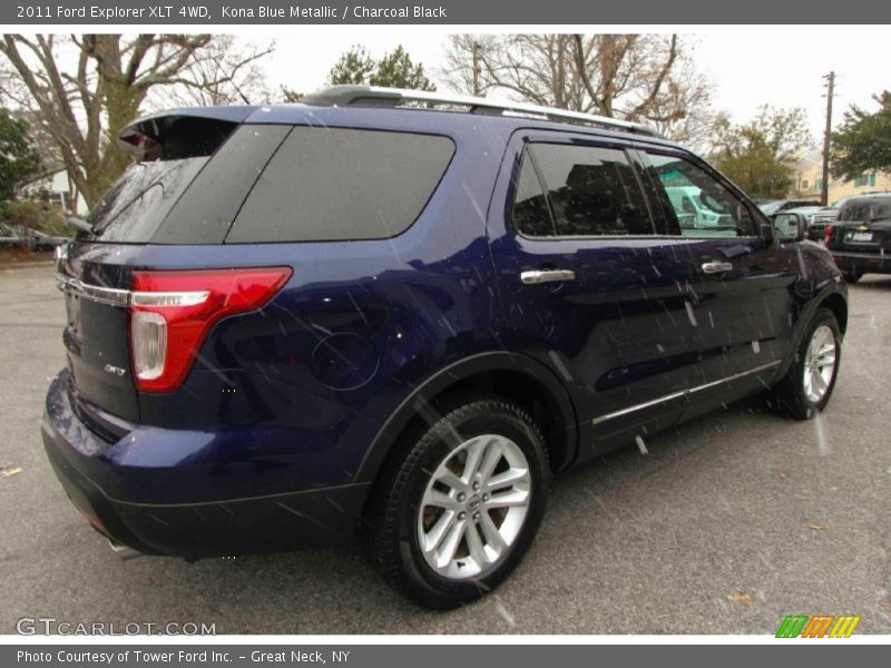 Kona Blue Metallic / Charcoal Black 2011 Ford Explorer XLT 4WD