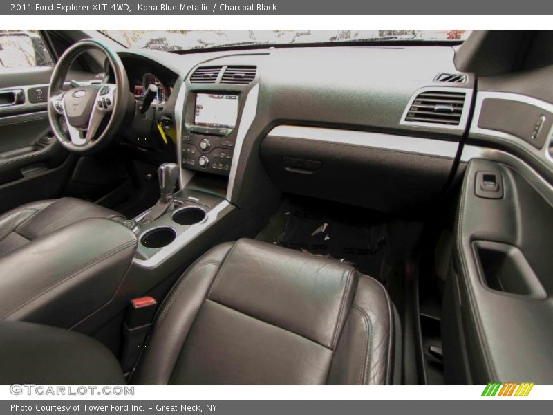 Kona Blue Metallic / Charcoal Black 2011 Ford Explorer XLT 4WD