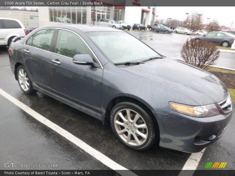 Carbon Gray Pearl / Ebony Black 2006 Acura TSX Sedan