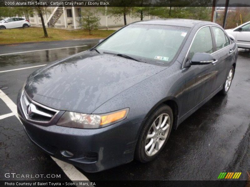 Carbon Gray Pearl / Ebony Black 2006 Acura TSX Sedan