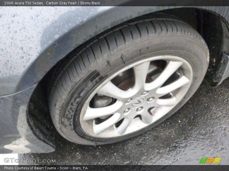 Carbon Gray Pearl / Ebony Black 2006 Acura TSX Sedan