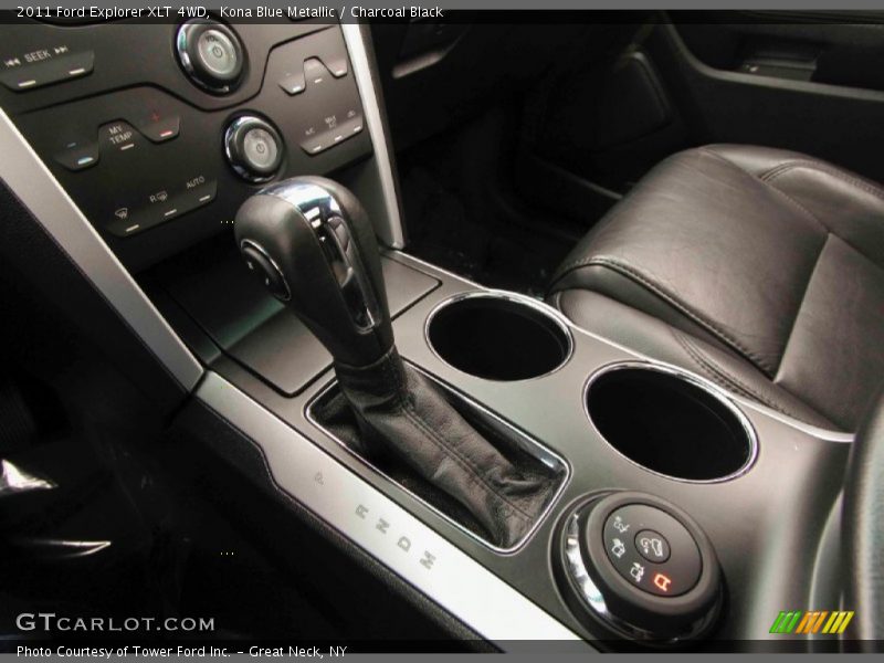 Kona Blue Metallic / Charcoal Black 2011 Ford Explorer XLT 4WD