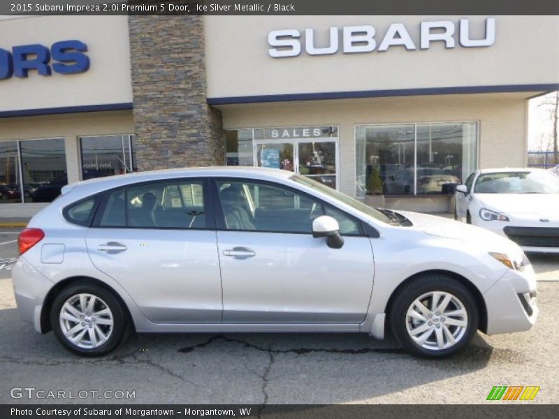 Ice Silver Metallic / Black 2015 Subaru Impreza 2.0i Premium 5 Door