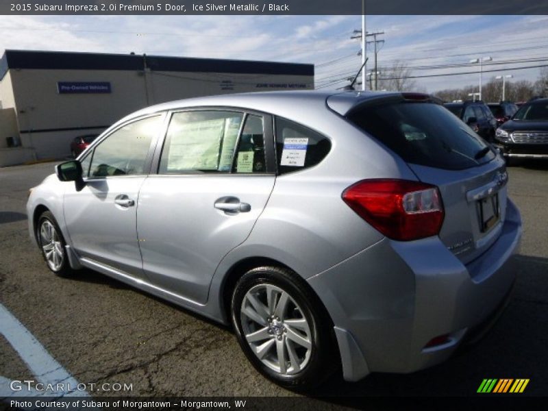 Ice Silver Metallic / Black 2015 Subaru Impreza 2.0i Premium 5 Door