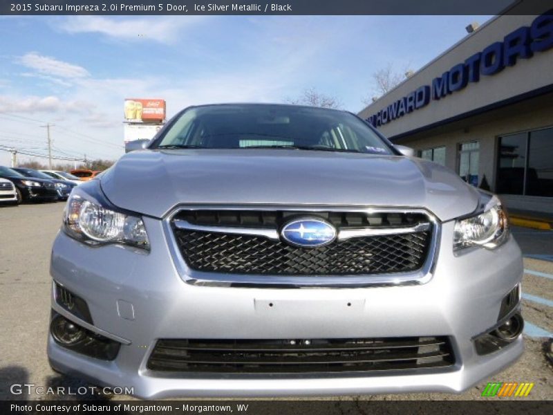 Ice Silver Metallic / Black 2015 Subaru Impreza 2.0i Premium 5 Door