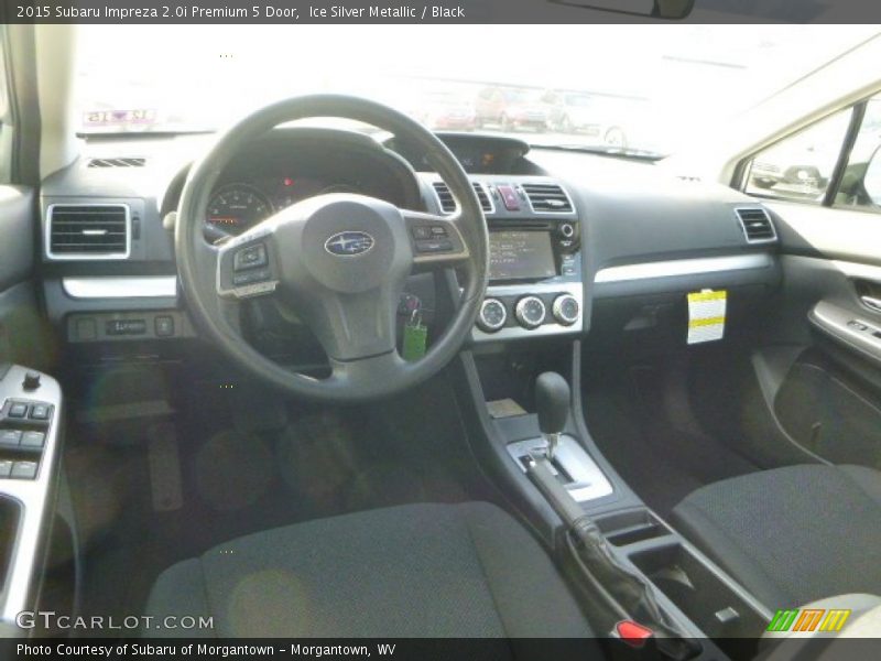 Ice Silver Metallic / Black 2015 Subaru Impreza 2.0i Premium 5 Door