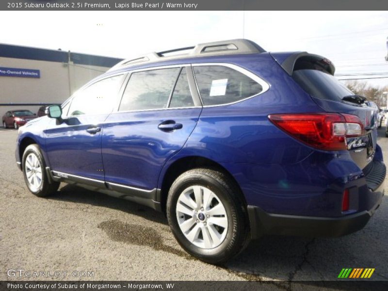 Lapis Blue Pearl / Warm Ivory 2015 Subaru Outback 2.5i Premium