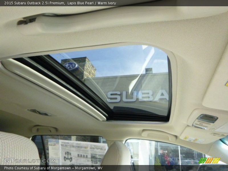 Lapis Blue Pearl / Warm Ivory 2015 Subaru Outback 2.5i Premium